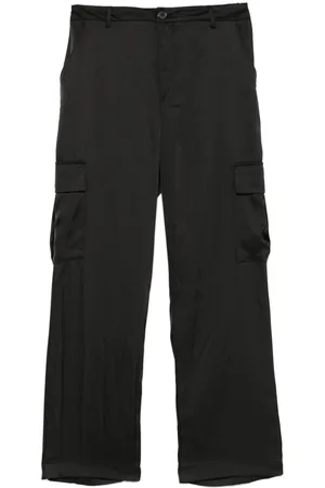 DKNY Højtaljede bukser i satin