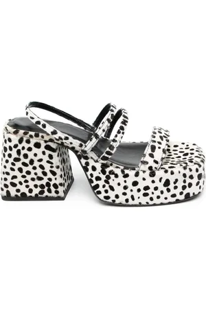 REJINA PYO 90 mm Flossie mules med plateausål