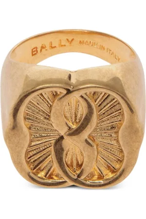 Bally Indgraveret Emblem ring