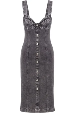 Moschino Mellemlang kjole i denim