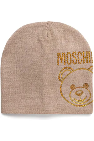 Moschino Uldhue med bamsetryk