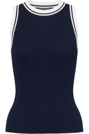 Alberta Ferretti Ribstrikket top