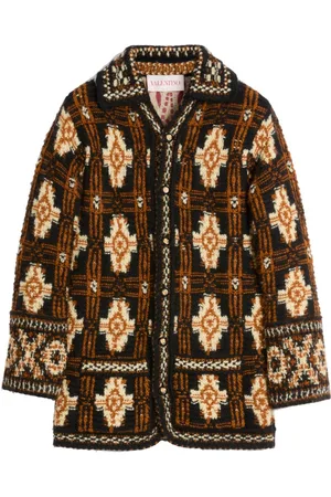 VALENTINO GARAVANI Cardigan med geometrisk mønster