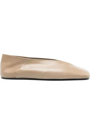 Jil Sander Flade ballerinaer i læder