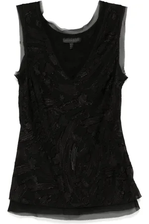 SHIATZY CHEN Sans of Ink Collection vest i silke