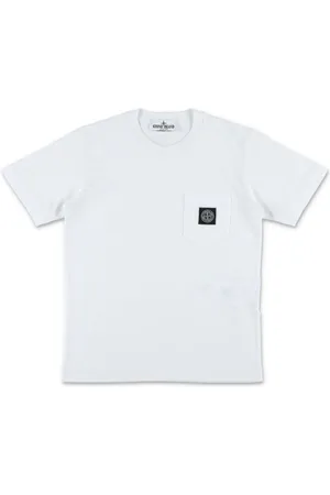 Stone Island T-shirt med logomærke