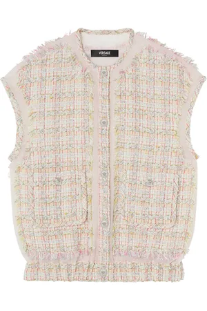VERSACE Vest i tweed
