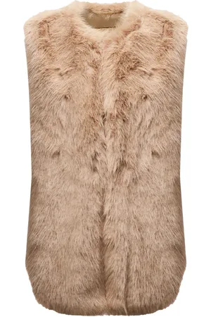V°73 Vest i imiteret pels