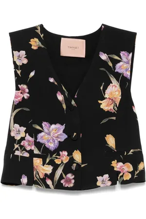 Twin-Set Blomstret vest