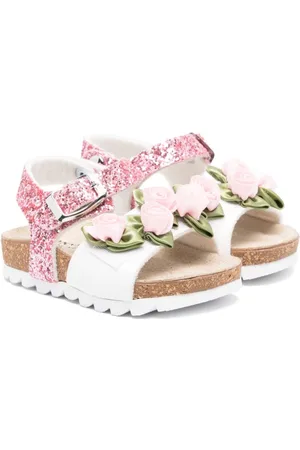 MONNALISA Sandaler med blomsterapplikation