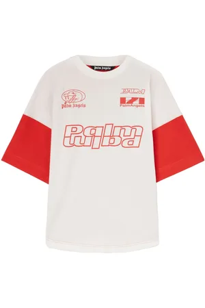 Palm Angels T-shirt med slangetryk
