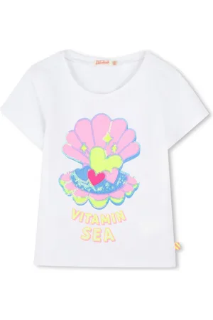 Billieblush T-shirt med pailletudsmykning