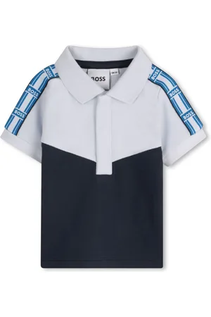 HUGO BOSS Polo med logostribe