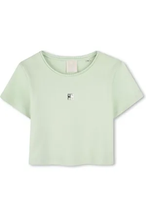 Givenchy Strikket T-shirt med logoplade