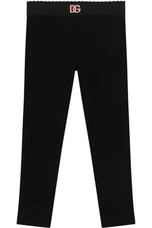 Dolce & Gabbana Leggings med logobånd i taljen