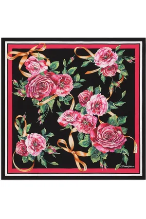 Dolce & Gabbana Tørklæde med blomstertryk