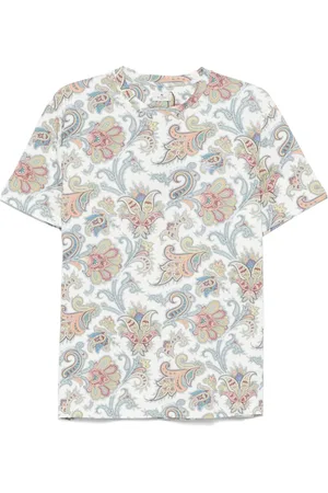 Etro T-shirt med paisleytryk