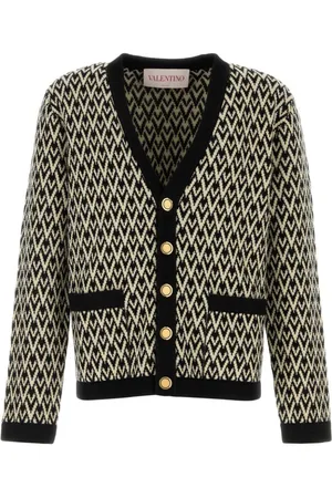 VALENTINO GARAVANI Cardigan med geometrisk mønster