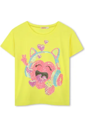 Billieblush T-shirt med pailletudsmykning