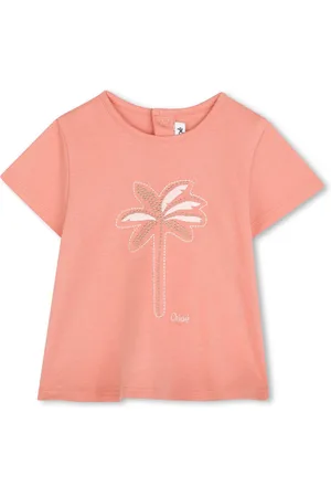 Chloé T-shirt med broderet logo