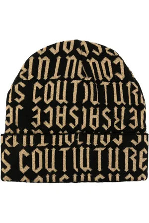 VERSACE Hue med logo i jacquard