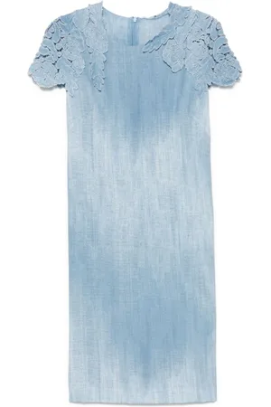 ERMANNO SCERVINO Mellemlang denimkjole