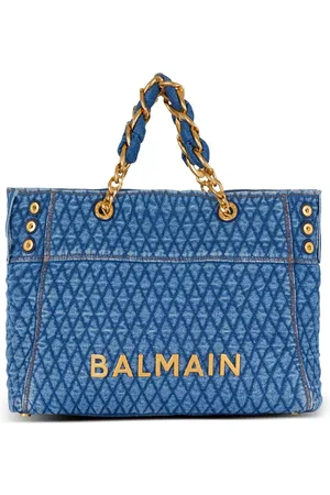 Balmain 1945 Sof tote i denim