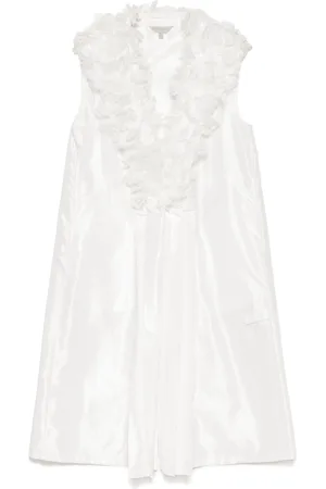 SHIATZY CHEN Lang broderet vest i tyl