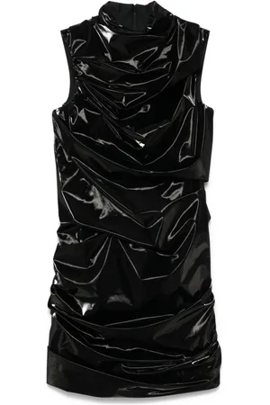Alexander McQueen Lamineret kjole i jersey