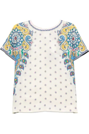 Etro T-shirt med paisleytryk