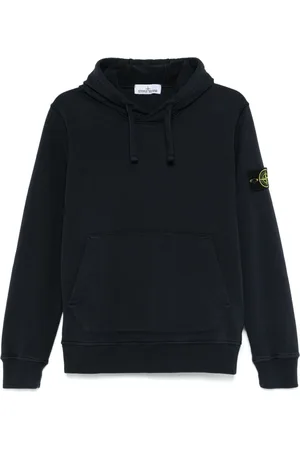 Stone Island Hættetrøje med kompasmærke og logo