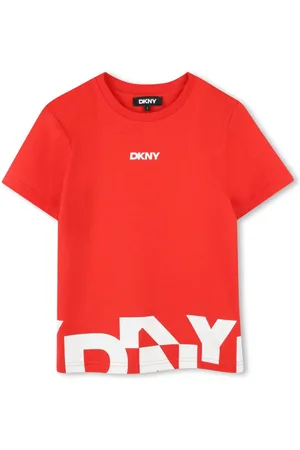 DKNY T-shirt med logotryk