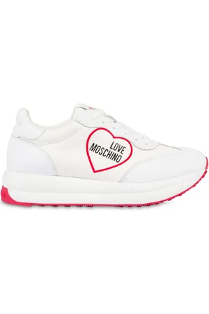 Moschino Sneakers med logotryk og snøre