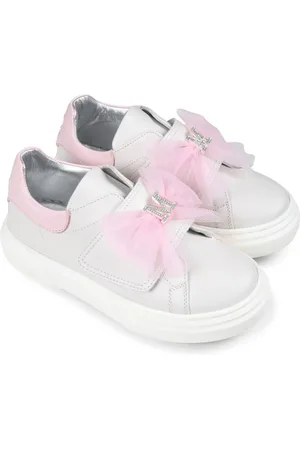 MONNALISA Sneakers med rhinsten-logo