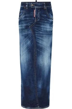 Dsquared2 Lang denimnederdel