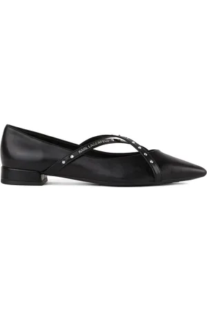 Karl Lagerfeld Kerrie Krosstrap ballerinaer