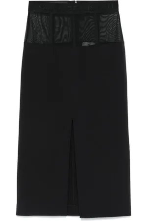 Elisabetta Franchi Mellemlang nederdel i crepe