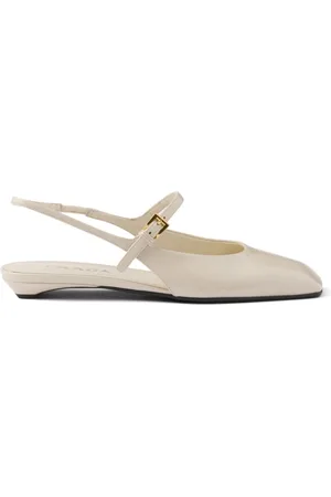 Prada Slingback-ballerinaer i læder