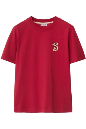 Burberry B Snake T-shirt i bomuld