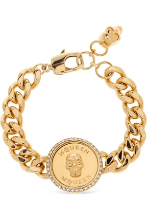 Alexander McQueen Sovereign armbånd med dødningehoved