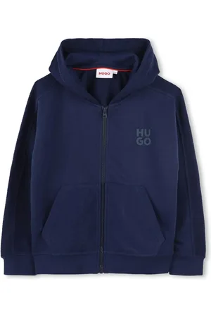 HUGO BOSS Hættetrøje med logotryk