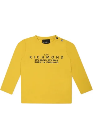 John Richmond T-shirt med logotryk