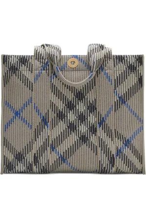 Burberry Lille ternet tote i strik