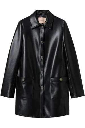 Twin-Set Trenchcoat med logoknapper