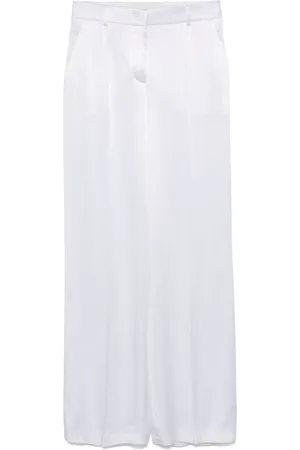 Alberta Ferretti Satinbukser