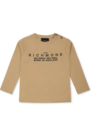 John Richmond T-shirt med logotryk