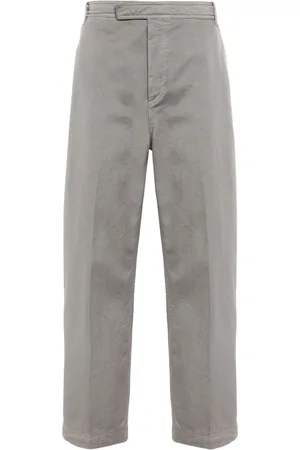 Thom Browne Chinos i bomuld med RWB-stribe