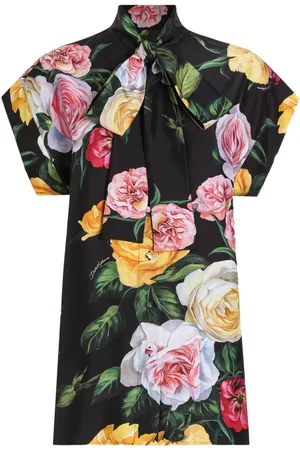 Dolce & Gabbana Skjorte med rosetryk
