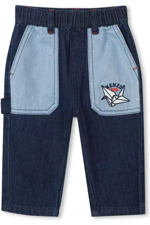 Kenzo Jeans med colourblocking