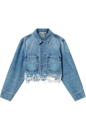 Stella McCartney Denimjakke med kædedetalje